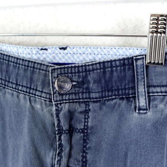 Brax Eurex Blue Elastic Waist Jeans Lightweight Mid Rise 37/28 Tagged 38R‎ - Picture 3 of 14